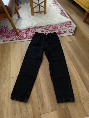Zara black Straight Leg Jeans